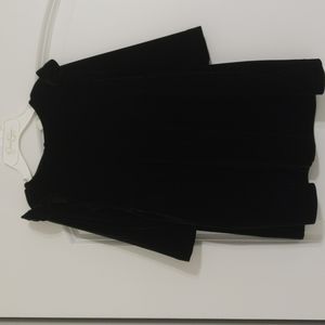 Crewcuts Black Velvet Dress Size 2